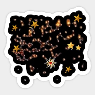 amazing    universe beautyful Art design. Sticker